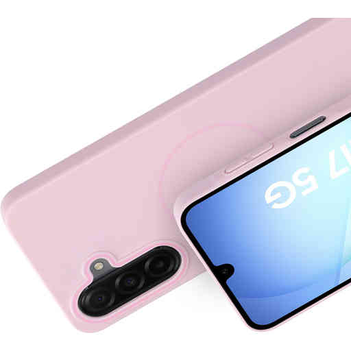 Mobiparts Slim Line Case Samsung Galaxy A17 (MagSafe Compatible) Blush Pink