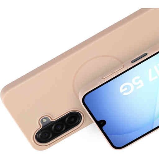 Mobiparts Slim Line Case Samsung Galaxy A17 (MagSafe Compatible) Dune Sand