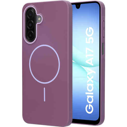Mobiparts Slim Line Case Samsung Galaxy A17 (MagSafe Compatible) Imperial Purple