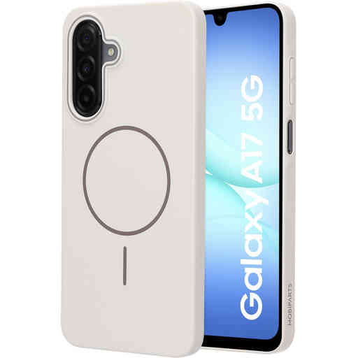 Mobiparts Slim Line Case Samsung Galaxy A17 (MagSafe Compatible) Off White