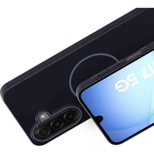 Mobiparts Slim Line Case Samsung Galaxy A17 (MagSafe Compatible) Onyx Black