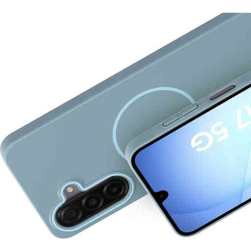 Mobiparts Slim Line Case Samsung Galaxy A17 (MagSafe Compatible) Sage Green