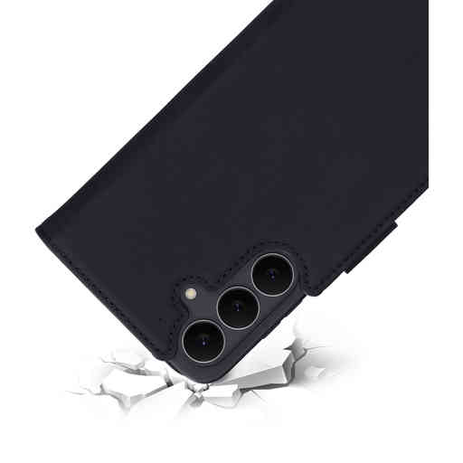 Mobiparts Leather Wallet Case Samsung Galaxy S25 FE Black