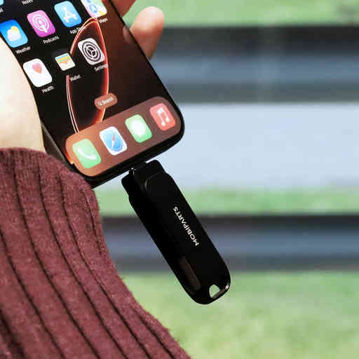 Mobiparts Memorystick Dual USB-C and USB-A 128GB Black (Bulk)