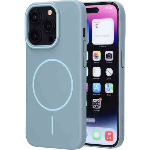 Mobiparts Slim Line Case Apple iPhone 15 Pro (MagSafe Compatible) Sage Green