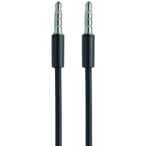 Mobiparts AUX Cable 3.5 mm to 3.5 mm Black (1 meter)