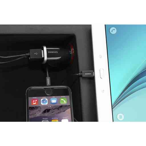 Mobiparts Quick Charge Car Charger Dual USB 5A Black