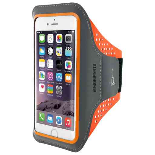 Mobiparts Comfort Fit Sport Armband Size M Neon Orange