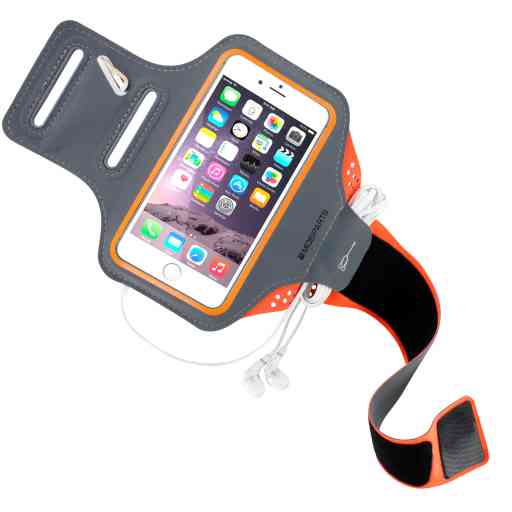 Mobiparts Comfort Fit Sport Armband Size M Neon Orange