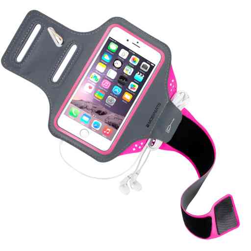 Mobiparts Comfort Fit Sport Armband Size M Neon Pink