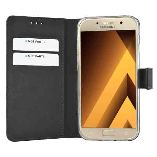 Mobiparts Premium Wallet TPU Case Samsung Galaxy A3 (2017) Black 