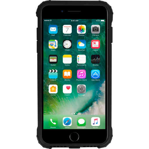 Mobiparts Rugged Shield Case Apple iPhone 7 Plus/ 8 Plus Black (Bulk)