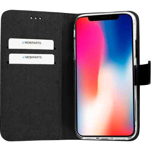 Mobiparts Premium Wallet TPU Case Apple iPhone X/XS Black