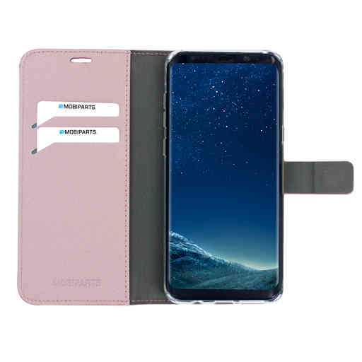 Mobiparts Saffiano Wallet Case Samsung Galaxy S8 Plus Pink