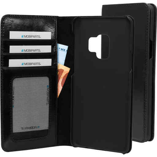 Mobiparts Excellent Wallet Case Samsung Galaxy S9 Jade Black