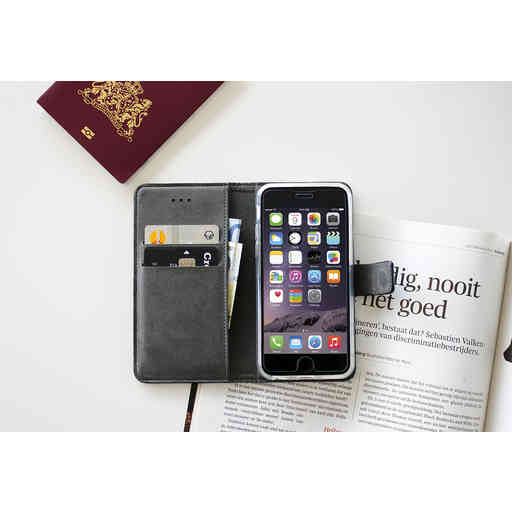 Mobiparts Premium Wallet TPU Case Samsung Galaxy A6 (2018) Black 