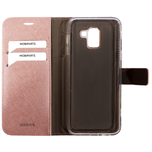 Mobiparts Saffiano Wallet Case Samsung Galaxy J6 (2018) Pink