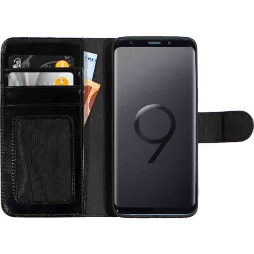 Mobiparts Excellent Wallet Case 2.0 Samsung Galaxy S9 Jade Black