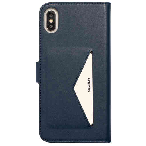 Mobiparts Classic Wallet Case Apple iPhone XS Max Blue