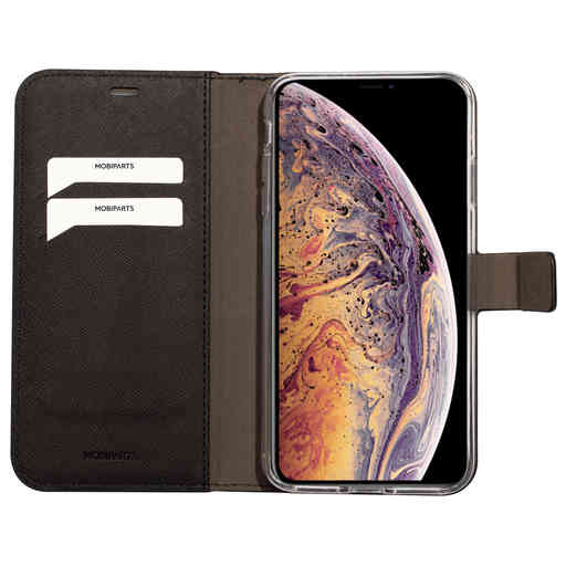 Mobiparts Saffiano Wallet Case Apple iPhone XS Max Black