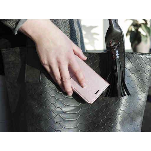 Mobiparts Saffiano Wallet Case Apple iPhone XR Pink