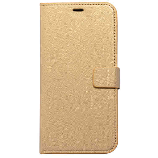 Mobiparts Saffiano Wallet Case Apple iPhone XS Max Gold