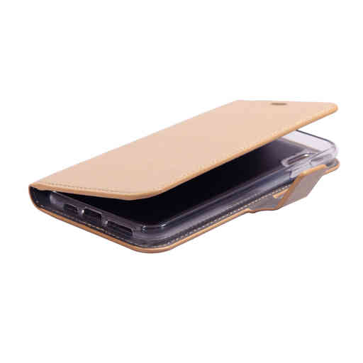 Mobiparts Saffiano Wallet Case Apple iPhone XS Max Gold