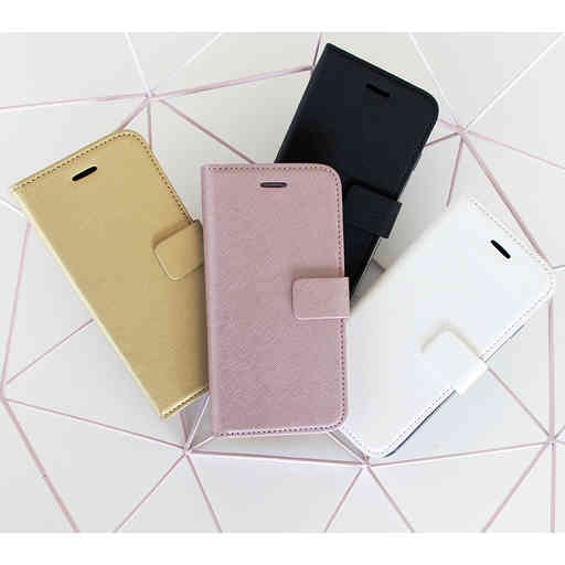 Mobiparts Saffiano Wallet Case Apple iPhone XS Max Gold