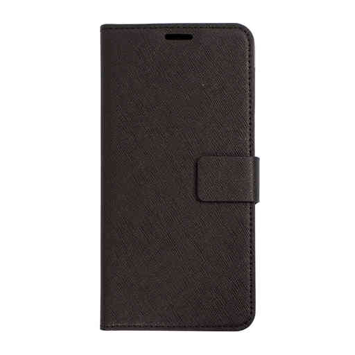 Mobiparts Saffiano Wallet Case Samsung Galaxy A7 (2018) Black