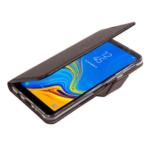 Mobiparts Saffiano Wallet Case Samsung Galaxy A7 (2018) Black