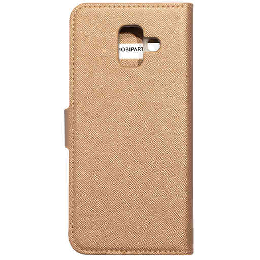 Mobiparts Saffiano Wallet Case Samsung Galaxy A6 (2018) Copper