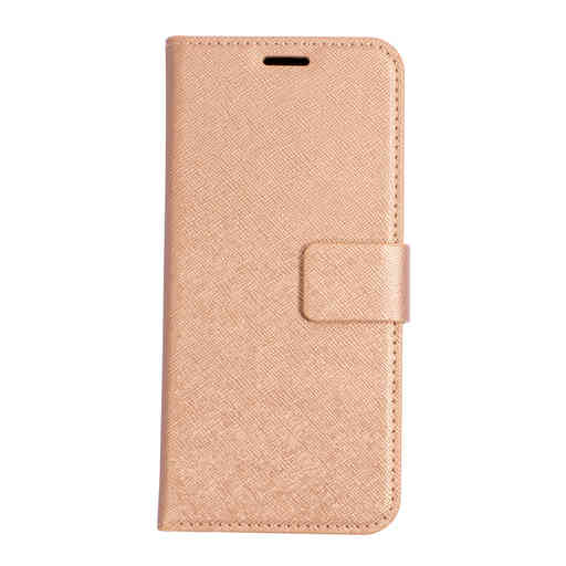 Mobiparts Saffiano Wallet Case Samsung Galaxy J6 (2018) Copper