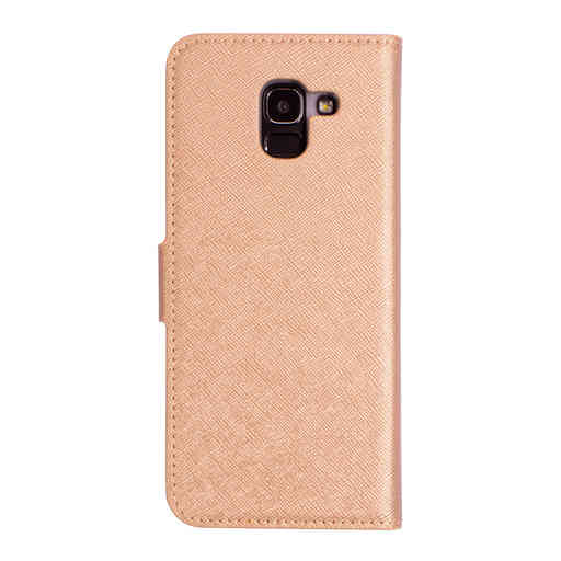 Mobiparts Saffiano Wallet Case Samsung Galaxy J6 (2018) Copper