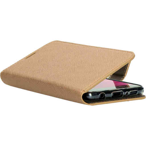 Mobiparts Saffiano Wallet Case Samsung Galaxy S10e  Copper