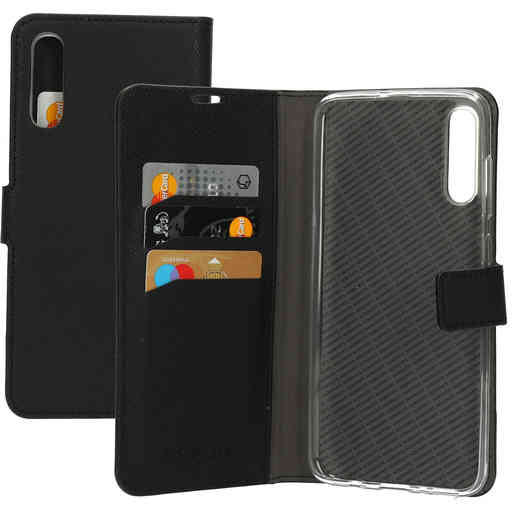 Mobiparts Saffiano Wallet Case Samsung Galaxy A70 (2019) Black
