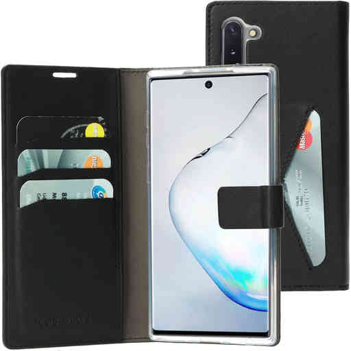 Mobiparts Classic Wallet Case Samsung Galaxy Note 10 Black 