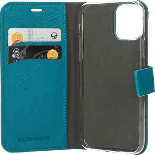 Mobiparts Saffiano Wallet Case Apple iPhone 11 Pro Turquoise