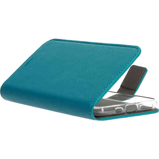 Mobiparts Saffiano Wallet Case Apple iPhone 11 Pro Turquoise