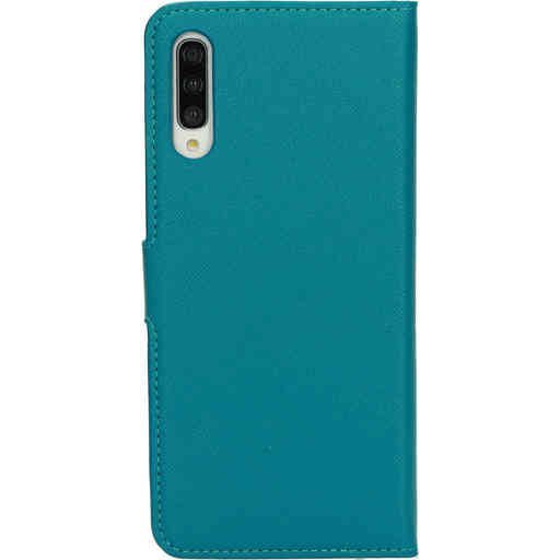 Mobiparts Saffiano Wallet Case Samsung Galaxy A70 Turquoise