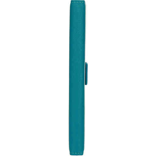 Mobiparts Saffiano Wallet Case Samsung Galaxy A70 Turquoise